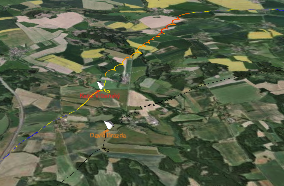 Sledovat ostatní piloty je stěžejní